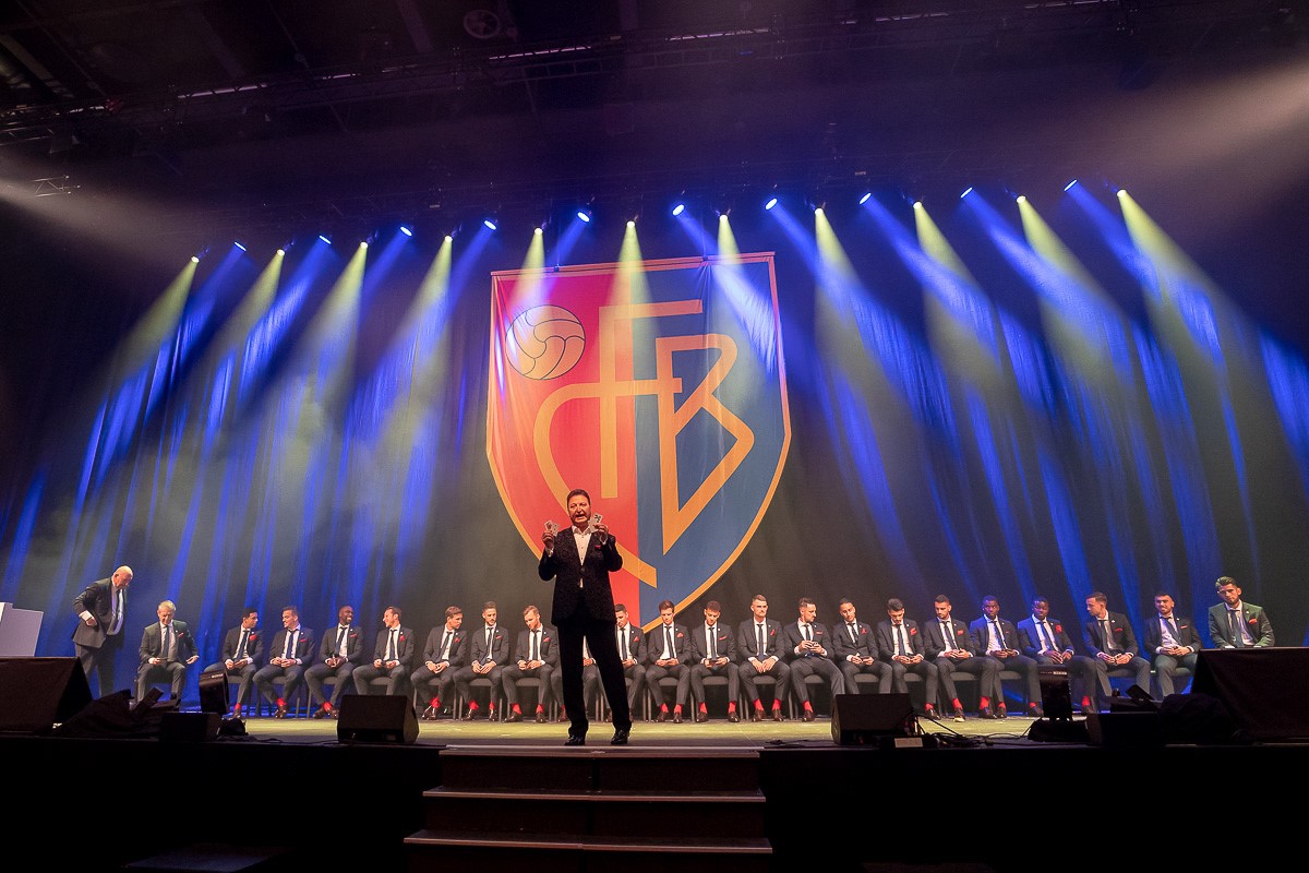 «MAGRÉE» verzauberte die 1. Mannschaft des FC Basel sowie 1250 VIP-Gäste an der "125 JOOR FCB – GALA“